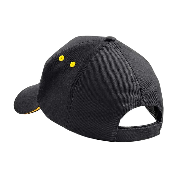 Beechfield 5 Panel Sandwich Peak Baseball Cap