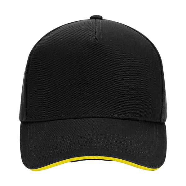Beechfield 5 Panel Sandwich Peak Baseball Cap