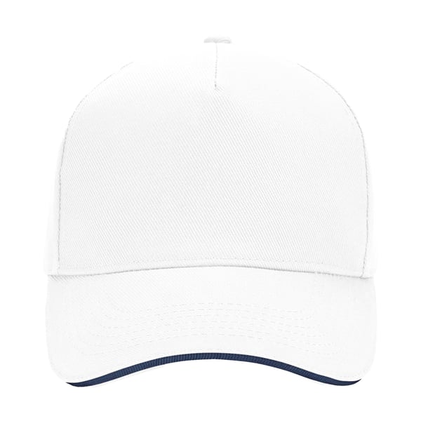 Beechfield 5 Panel Sandwich Peak Baseball Cap