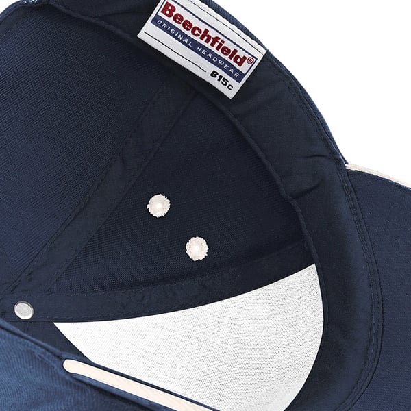 Beechfield 5 Panel Sandwich Peak Baseball Cap