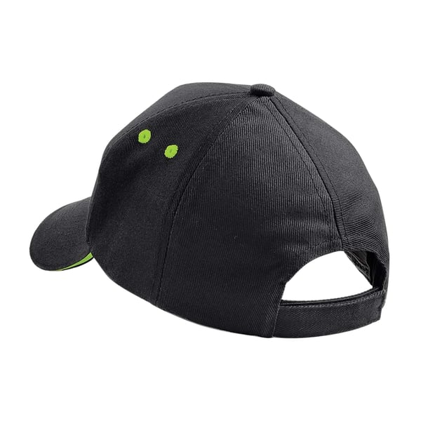 Beechfield 5 Panel Sandwich Peak Baseball Cap