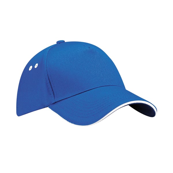 Beechfield 5 Panel Sandwich Peak Baseball Cap