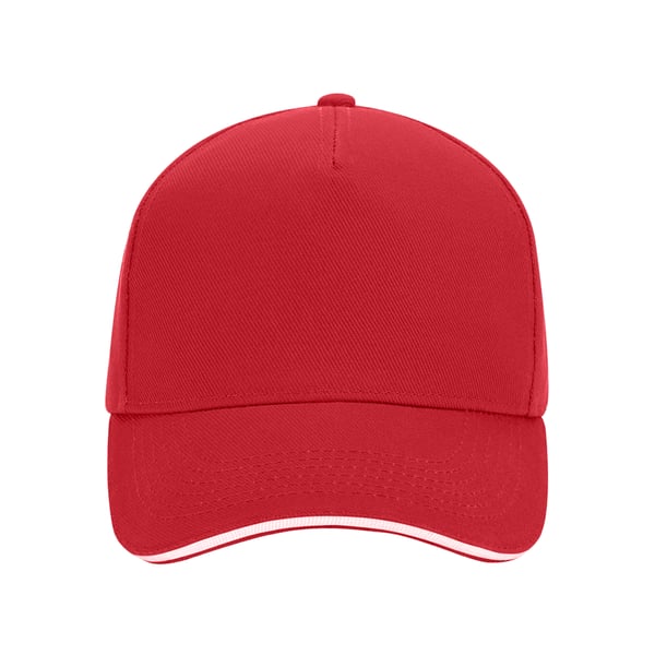 Beechfield 5 Panel Sandwich Peak Baseball Cap