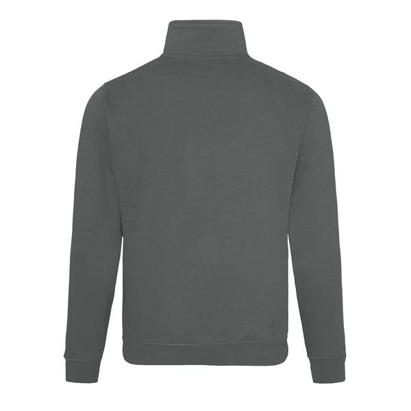 Awdis Mens Sophomore Cotton Zip Neck Sweatshirt
