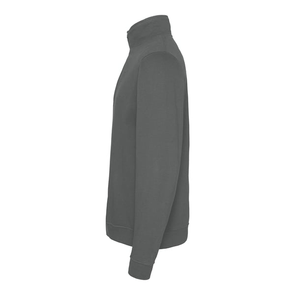 Awdis Mens Sophomore Cotton Zip Neck Sweatshirt