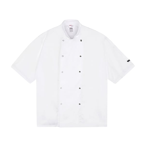 Dennys Unisex Adult Press Stud Long-Sleeved Chef Jacket Dennys Unisex Adult Press Stud Long-Sleeved Chef Jacket