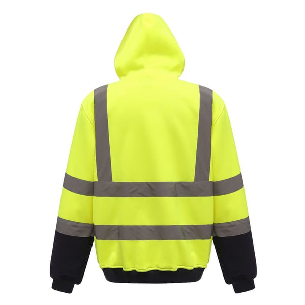 Yoko Mens Hi-Vis Full Zip Hoodie