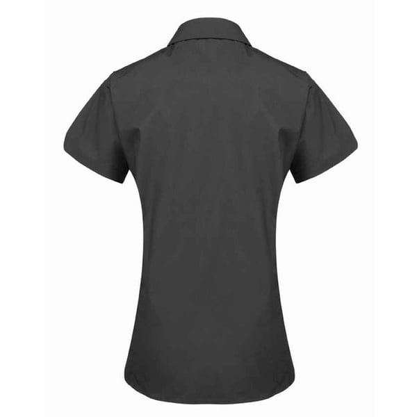 Premier Womens/Ladies Supreme Poplin Short-Sleeved Shirt