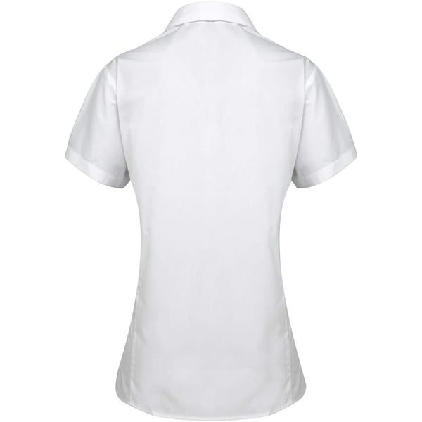 Premier Womens/Ladies Supreme Poplin Short-Sleeved Shirt