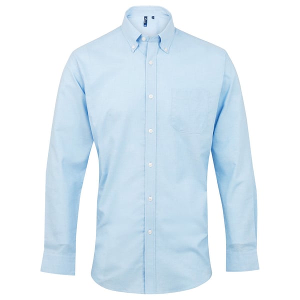 Premier Mens Signature Oxford Long-Sleeved Shirt