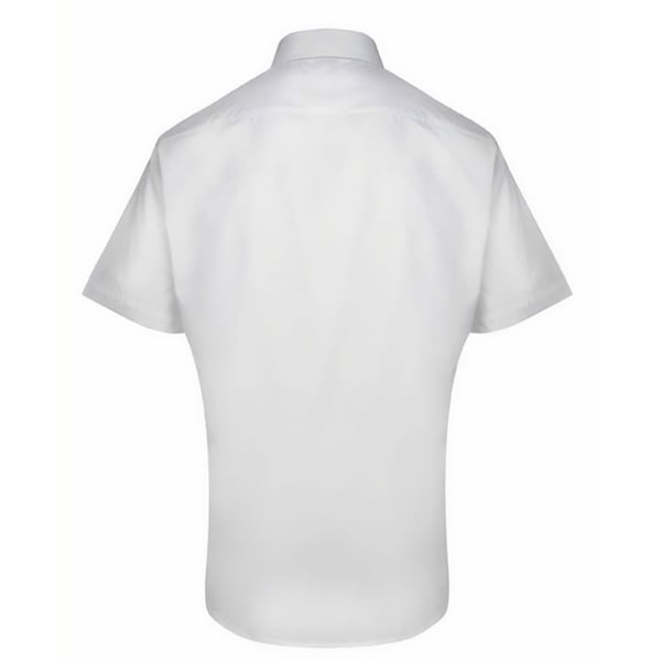Premier Mens Supreme Poplin Short-Sleeved Shirt
