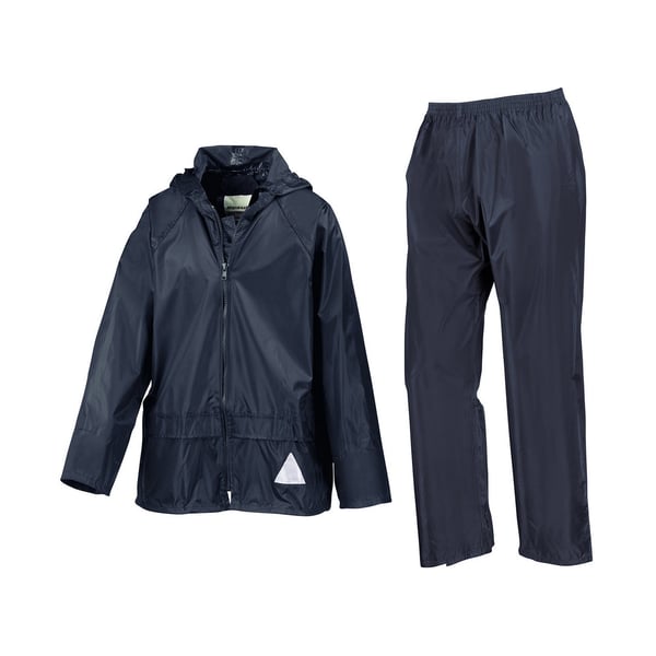 Result Childrens/Kids Waterproof Jacket And Trousers Set Result Childrens/Kids Waterproof Jacket And Trousers Set