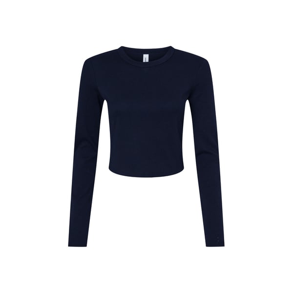 Bella + Canvas Womens/Ladies Long-Sleeved Crop T-Shirt