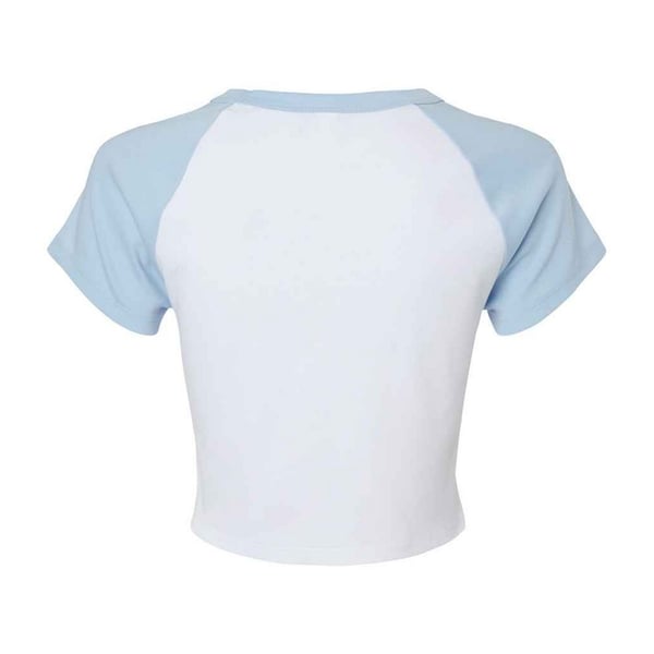 Bella + Canvas Naisten Raglan Crop T-paita