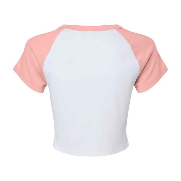 Bella + Canvas Naisten Raglan Crop T-paita