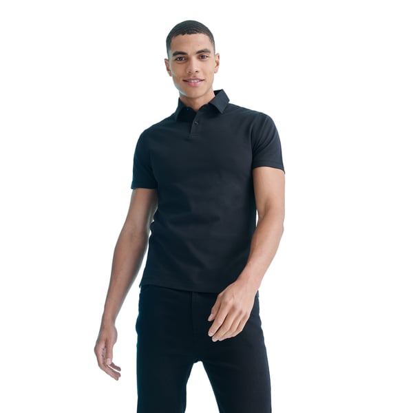 Skinni Fit Miesten Pique Stretch Poolopaita
