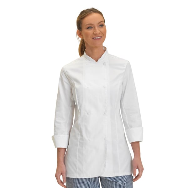 Dennys Womens/Ladies Premium Long-Sleeved Chef Jacket