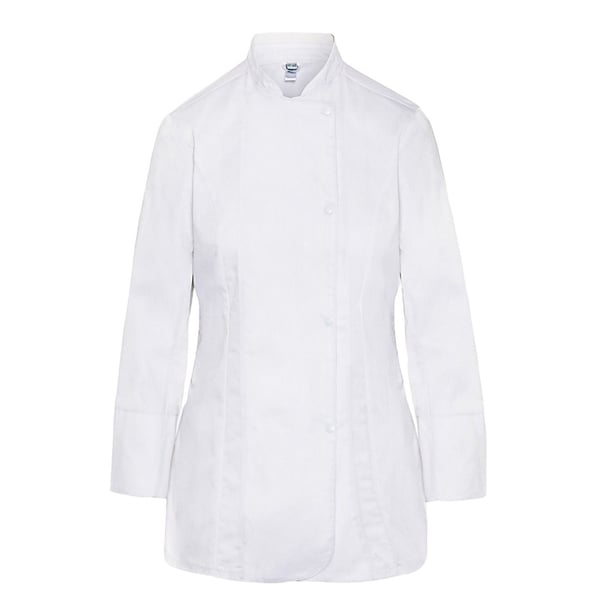 Dennys Womens/Ladies Premium Long-Sleeved Chef Jacket Dennys Womens/Ladies Premium Long-Sleeved Chef Jacket