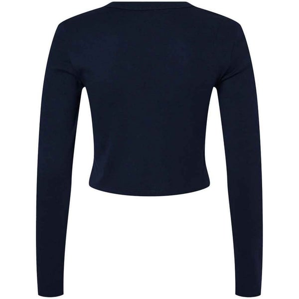 Bella + Canvas Womens/Ladies Micro-Rib Long-Sleeved T-Shirt