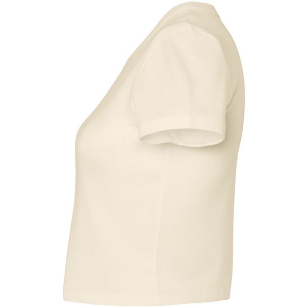 Bella + Canvas Dam/Dam Micro-Rib Croppad Topp