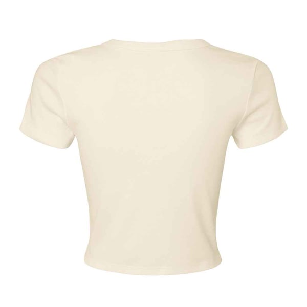 Bella + Canvas Dam/Dam Micro-Rib Croppad Topp