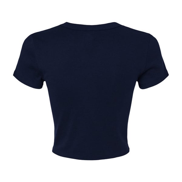 Bella + Canvas Dam/Dam Micro-Rib Croppad Topp
