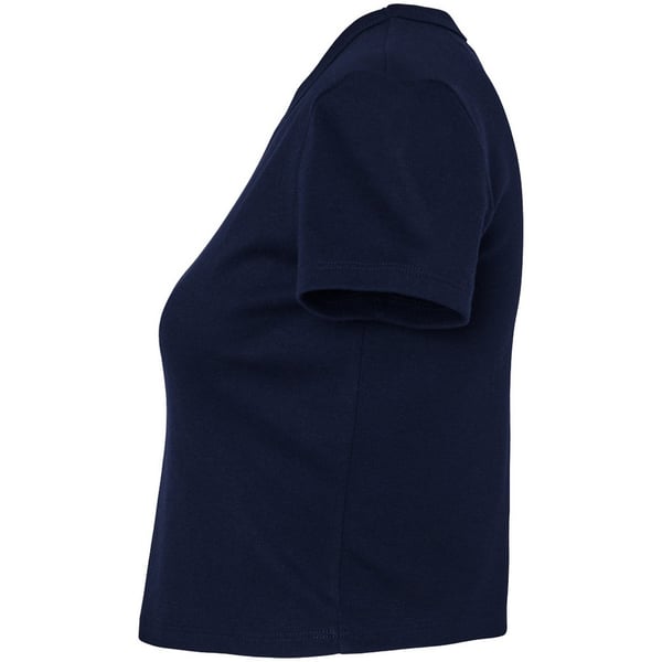 Bella + Canvas Dam/Dam Micro-Rib Croppad Topp