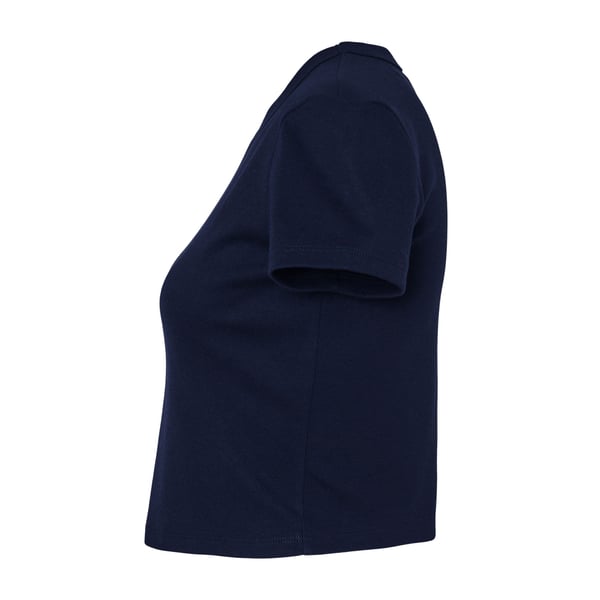 Bella + Canvas Dam/Dam Micro-Rib Croppad Topp