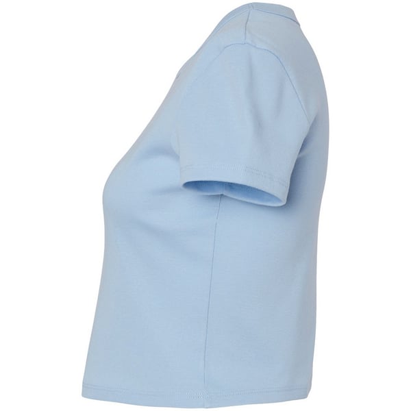 Bella + Canvas Dam/Dam Micro-Rib Croppad Topp