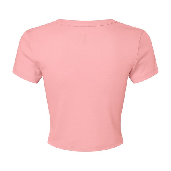 Bella + Canvas Dam/Dam Micro-Rib Croppad Topp