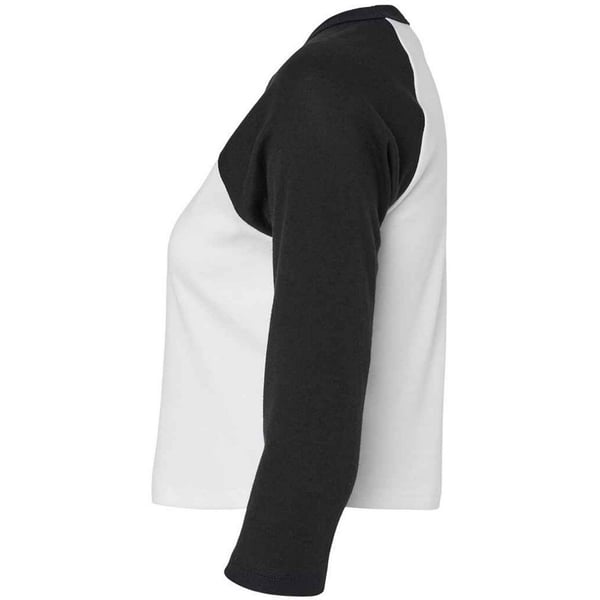 Bella + Canvas Womens/Ladies Micro-Rib Raglan 3/4 Sleeve T-Shirt
