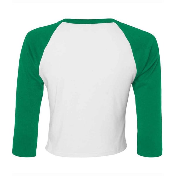 Bella + Canvas Womens/Ladies Micro-Rib Raglan 3/4 Sleeve T-Shirt