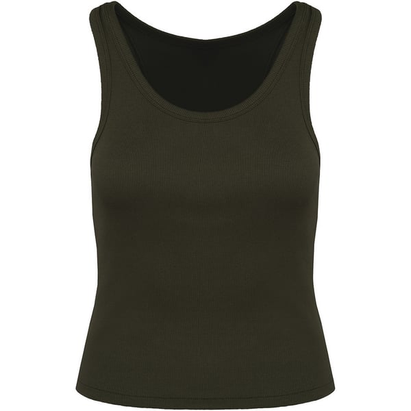 Native Spirit Ribbet tank top med ribkant til kvinder/damer