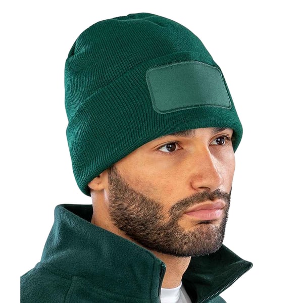 Result Genuine Recycled Printers Double Knit Recycled Beanie