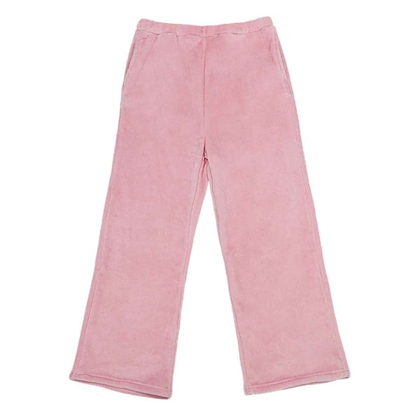 Brand Lab Dam/Kvinnor Plysch Fleece Loungebyxor