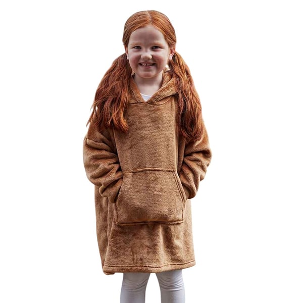 Brand Lab Childrens/Kids Character Teddy Bear Hoodie Blanket