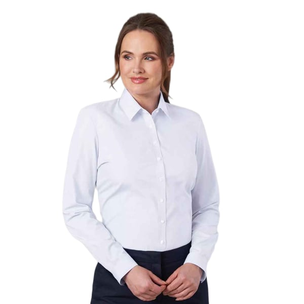 Brook Taverner Womens/Ladies Selene Poplin Long-Sleeved Formal Shirt