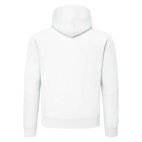 Fruit of the Loom Mens Supercotton Plain Hooded Sweatshirt