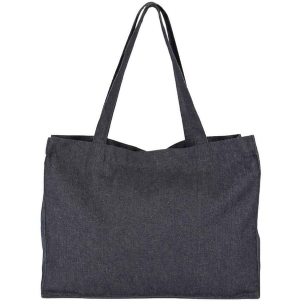 Kimood Denim-look kierrätetty ostoskassi