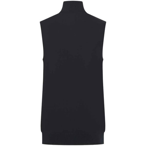 Henbury Mens Plain Full Zip Sleeveless Gilet