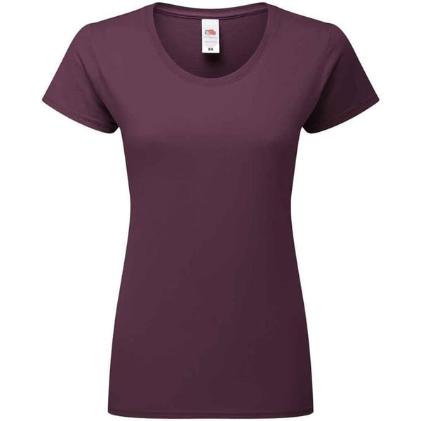 Fruit of the Loom Dam/Kvinnor Iconic 195 T-shirt