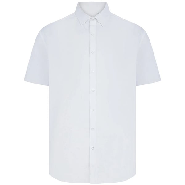 Henbury Mens Cotton Feel CoolPlus Short-Sleeved Formal Shirt