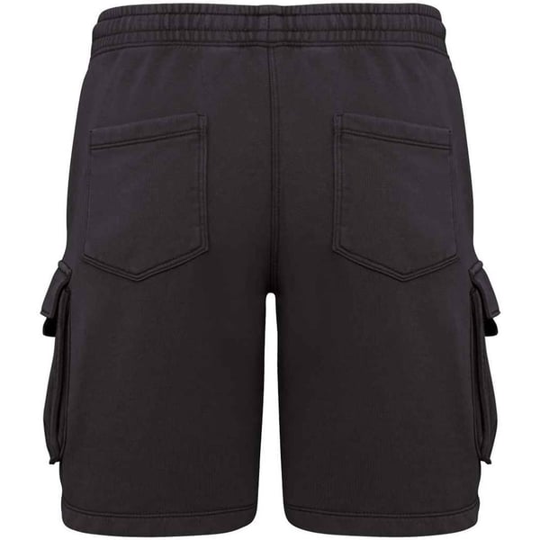 Native Spirit Mens French Terry Washed Cargo Shorts