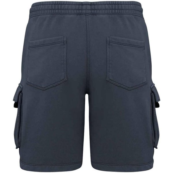 Native Spirit Mens French Terry Washed Cargo Shorts