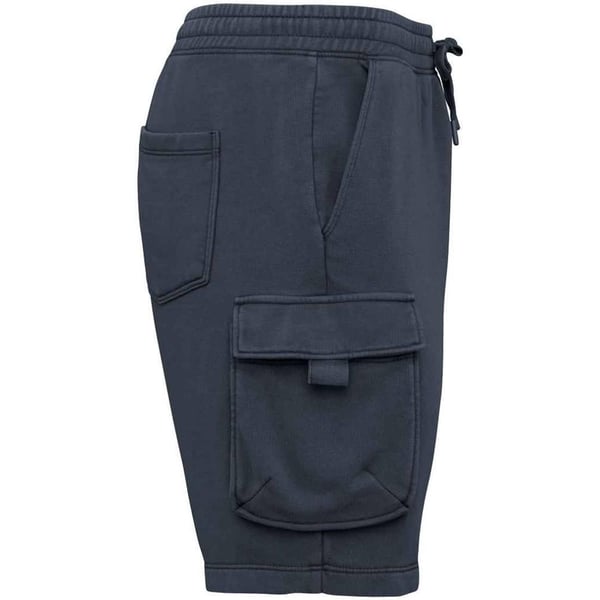 Native Spirit Mens French Terry Washed Cargo Shorts