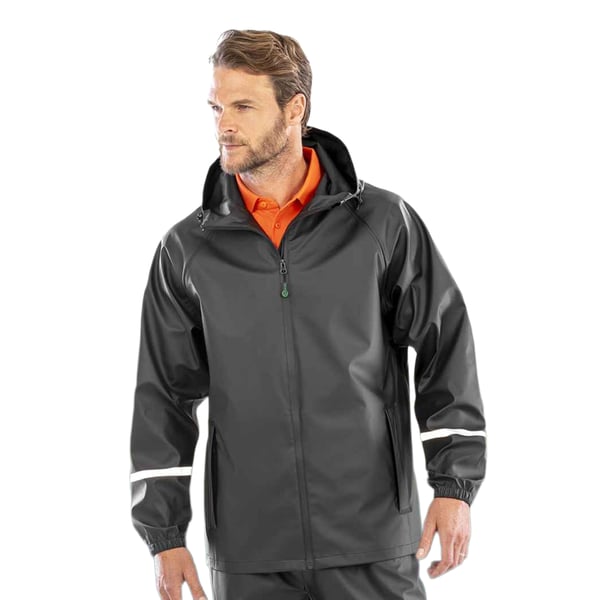Result Genuine Recycled Mens Prism PU Waterproof Jacket