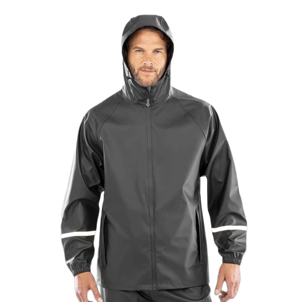 Result Genuine Recycled Mens Prism PU Waterproof Jacket