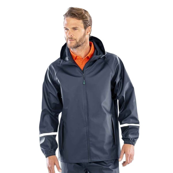Result Genuine Recycled Mens Prism PU Waterproof Jacket