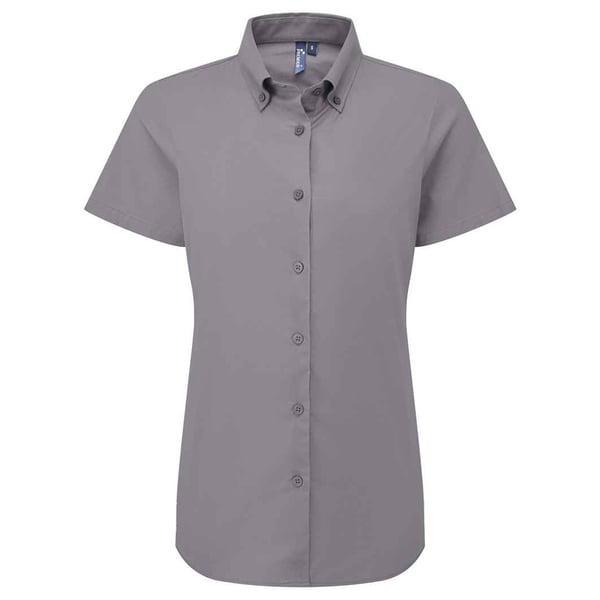 Premier Womens/Ladies Supreme Oxford Short-Sleeved Formal Shirt