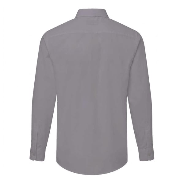 Premier Mens Supreme Oxford Long-Sleeved Formal Shirt